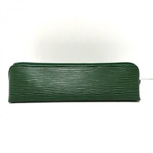 Louis Vuitton Pen Crayon Green Case Leather Truth